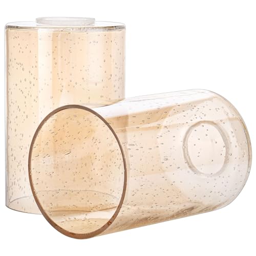 Rivqahra Glass Lamp Shade for Light Fixture, 6-1/16