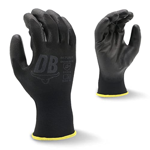 Durabull Protective Work Gloves.12 Pack. PU Coated. CE Grade Multi Purpose Gloves. Safety Working Gloves for Construction Gardening - Image 2