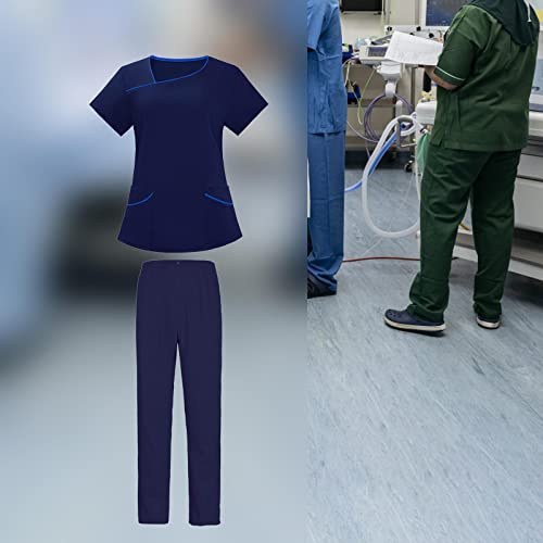 Conjunto de esfoliantes femininos, uniformes de enfermagem, esfoliante, calças de esfoliação, roupas