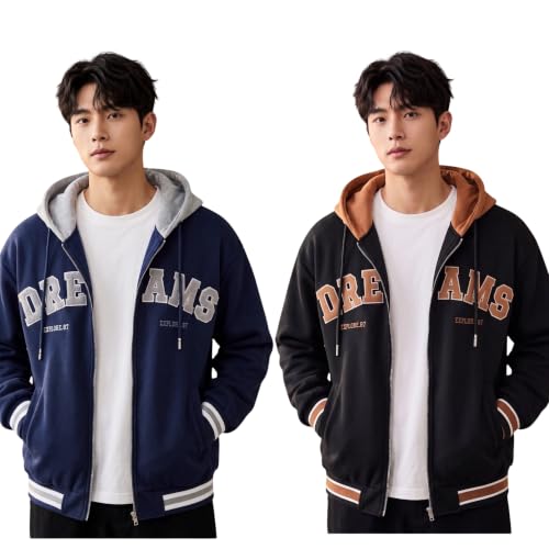 Image of Lymio Hoodie Sweatshirt for Men | Unisex Sweatshirt | Lightweight Full Sleeve Regular Fit (Also Available in Packs) (SSM-W-01-02)