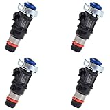 17113674 OE 4 Cyl 2.2L Flex Fuel Injectors,Compatible with/Chevy S10 2000-2003, Compatible with/GMC 2.2 Sonoma 2000-2003 |Replace#25325012| |2 Holes| |4 PC Set|