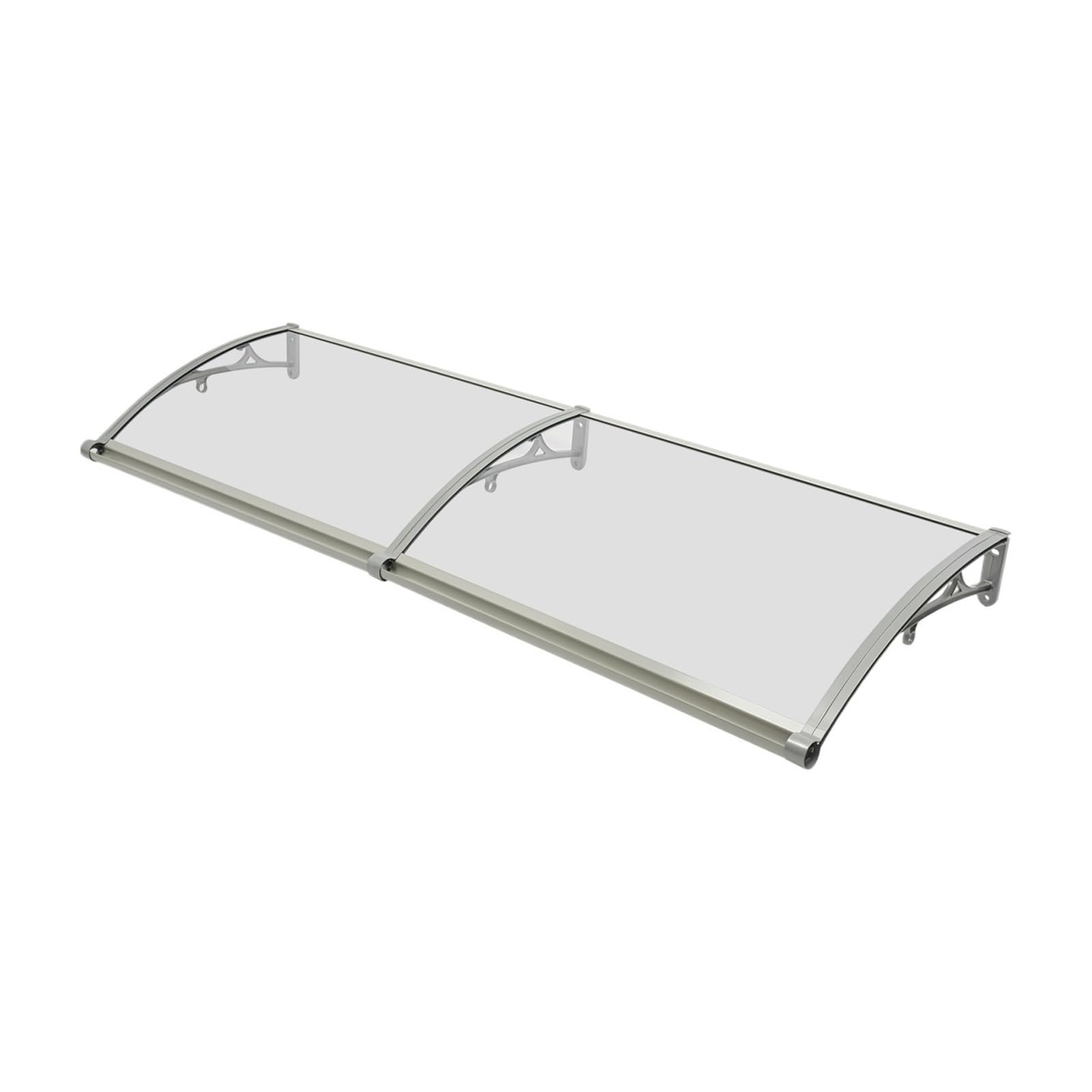 Auvent de porte moderne blanc pour abriter votre entrée du soleil et du vent
