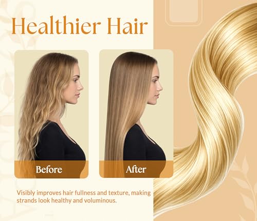 Image of Biotin Shampoo and Conditioner Set with Keratin - Sulfate-Free Advanced Anti-Thinning, Hair Growth Shampoo and Conditioner Combo Repair Formula - with DHT Blockers, for Men & Women - 16 fl oz each