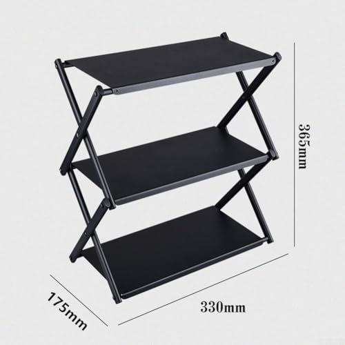 Three Tier Portable Rack for Organizing Outdoor Essentials, Lightweight and Effortless to Transport2
