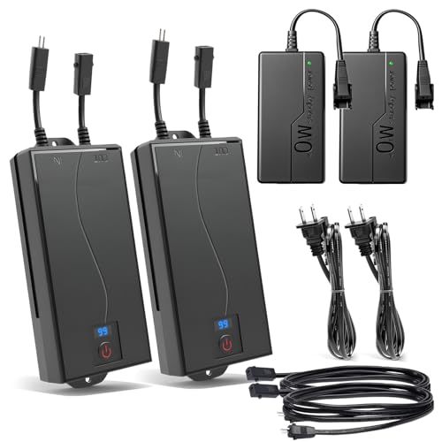 2-Pack Battery with LCD Display