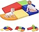 Wilwolfer Baby Klettern Indoor Kletterspielzeug: 5 PCS PU Wasserfeste Farbe Set - Baby Klettern Indoor Ab 3 Jahr Schaumstoff Montessori - Große Weiche Bausteine Kleinkind Säugling
