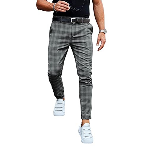 Pantalon d'affaires extensible homme gris du rendez-vous pro au dîner