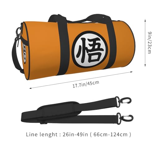 Dragon Duffel Bag, Large Capacity Canvas Travel Gym Bag with Shoulder Strap, Red and Black3