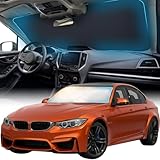 FORTEM Car Sun Shade for Windshield, Reflective Windshield Sunshade, 240T Polyester, Automotive Interior Sun Protection, Ultimate Heat and UV Shield, Foldable, Storage Bag