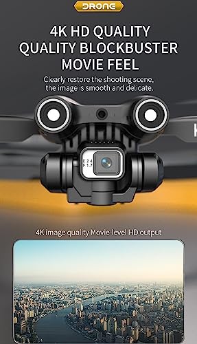 Miniatura 2 de Luxwallet Libra Light Drone - Drone With Three Sided Obstacle Avoidance - Drone With Two Cameras - 480p - Foldable - 360 Flight System - Direction Point Flight Mode - Gray