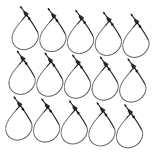 FUNOMOCYA 5000pcs Plastic Sling Security Loop Tag Fastener Loop Lock Fasteners Tag Fasteners Ties Fastener Security Loop for Store Clothing Tag Fastener Tag Rope Fasteners Tag Ties Black