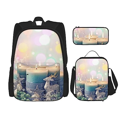 Sac à dos de voyage avec sac isotherme et trousse pour déplacements