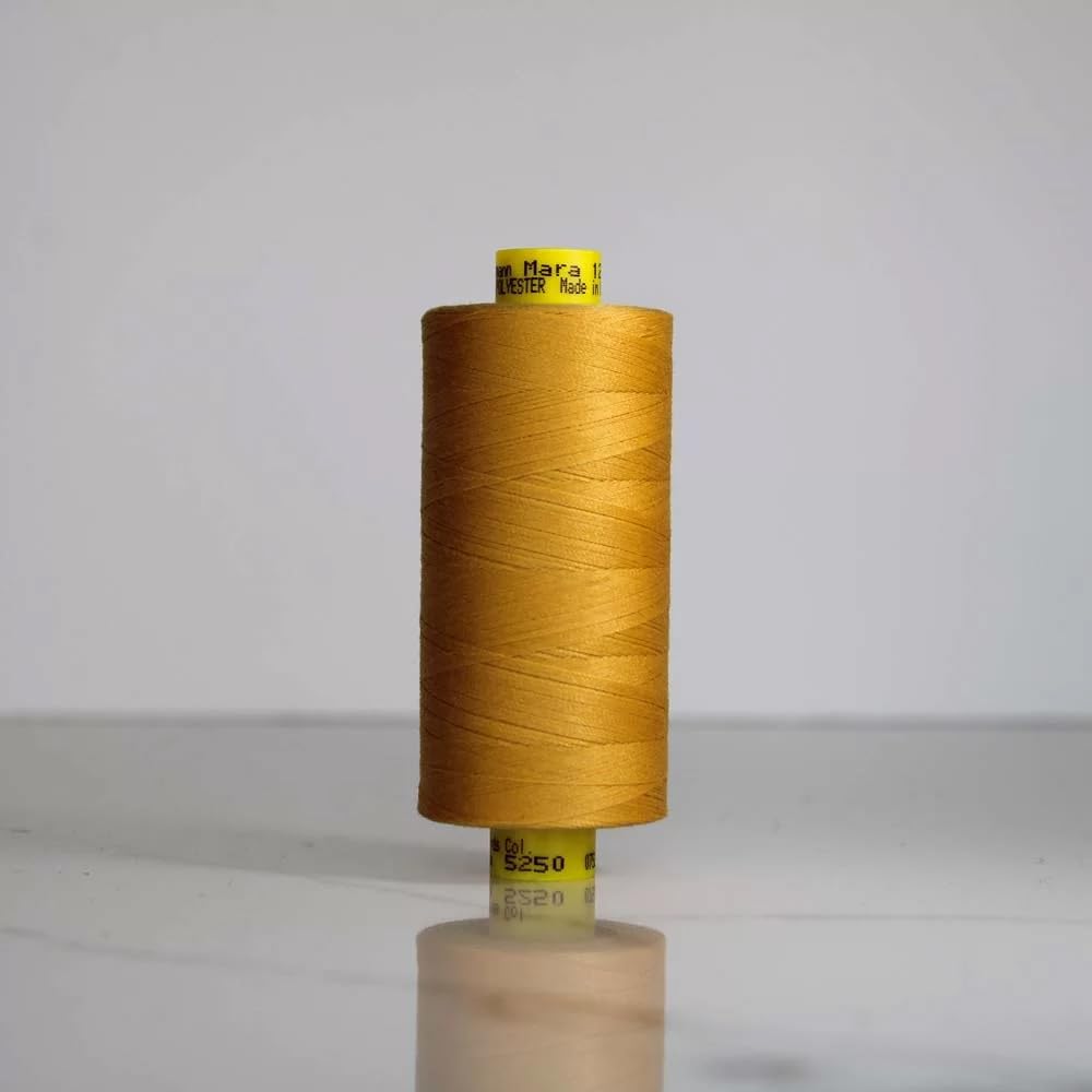 Gutermann Mara 120 All-Purpose Polyester Sewing Thread β 1000m Spool, UV Resistant, Silky Shine, Tear & Abrasion Resistant β Perfect for Sewing Machines or Hand Sewing/Colour-5250