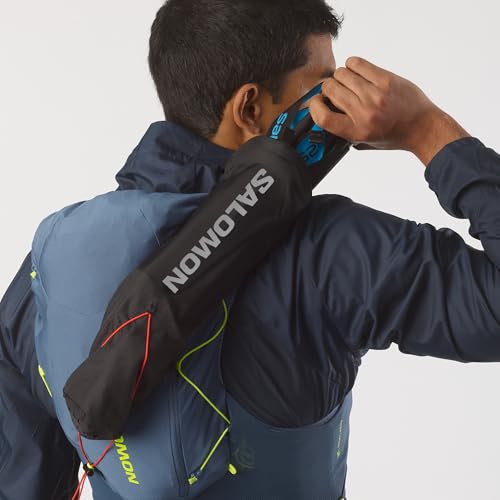 Salomon Custom Quiver unisex-Stöcke-Tasche, Wandern Trail Running, Einfacher Zugriff, Äußerst geringes Gewicht, Stabilität, Schwarz