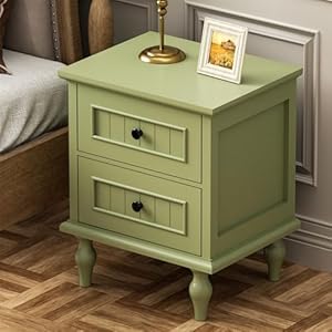 Scurrtyantiquenightstandantiqueendtablewith2drawerstallernightstandforbedroomsidetableforbedroomgreendouble Urban Country Home Decor Scurrty antique nightstand antique end table with 2 drawers taller nightstand for bedroom side table for bedroomgreen double urban country home decor