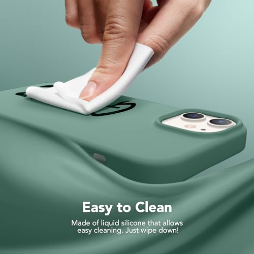 Gonez GON-SIL12-MIGHTNIGHTGREEN Magnetic Silicone For Iphone 12 Case And Iphone 12 Pro Case thumb #6
