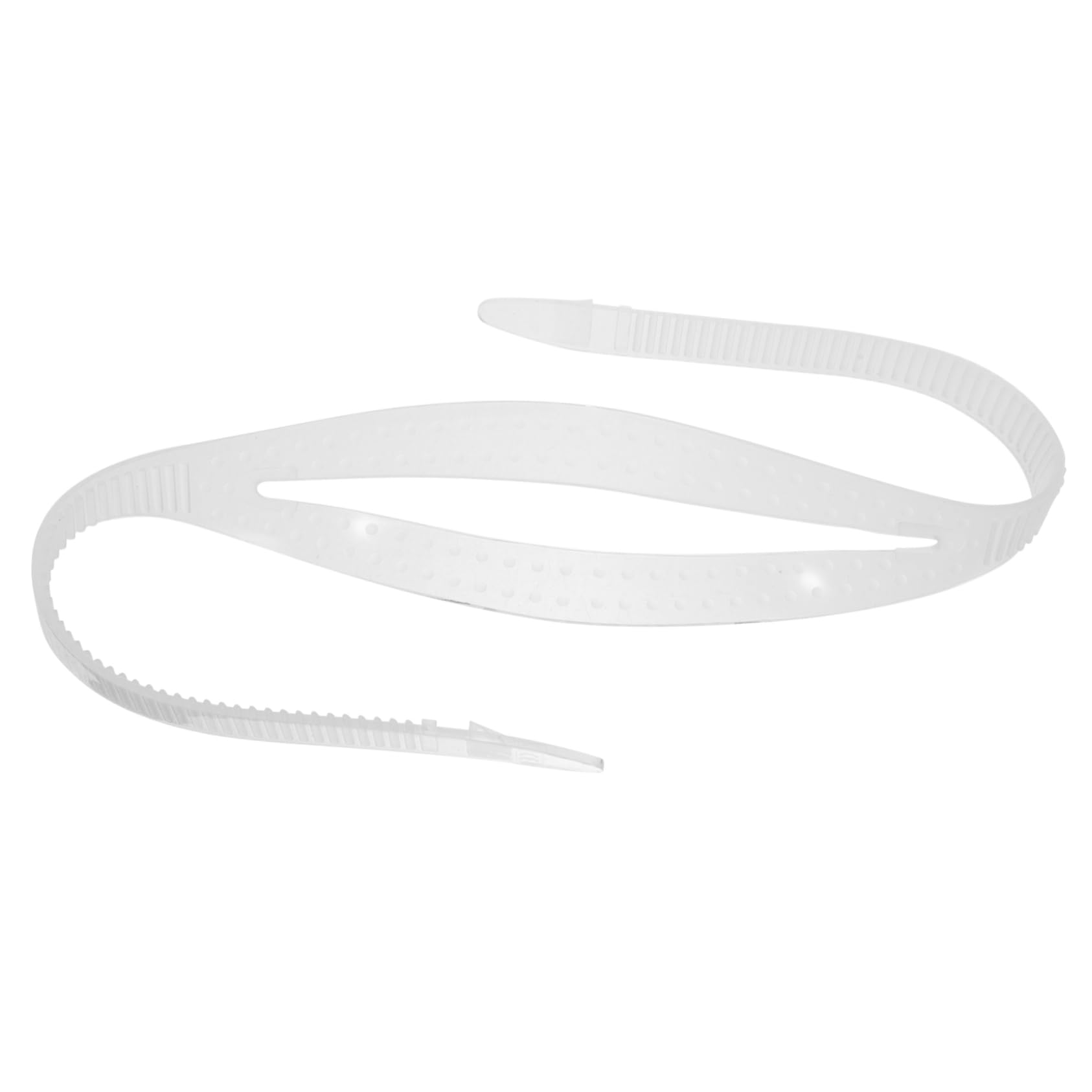 VICASKY Goggle Bungee Strap Flexible Silicone Goggle Band for Swimming Goggles and Comfortable Swim Accessory for Diving and Water Sports Transparent