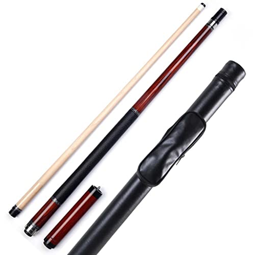 Taco de billar original madera con extensión y estuche negro