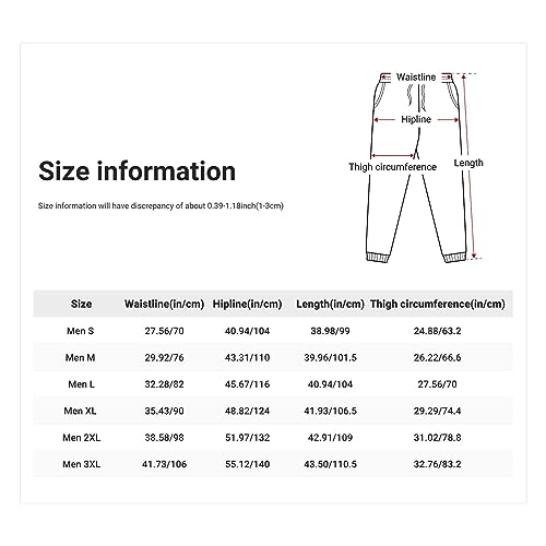 Cridpop Funny 80S 90S Retro Mens Joggers Sweatpants,Casual Fashion Athletic Running Sports Pants Xlarge thumb #1