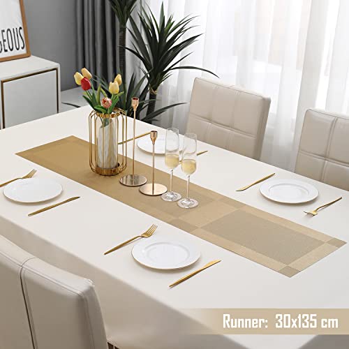 Image of HOKIPO Runner for Dinner and Coffee Table, 30x135 cm (AR4145)