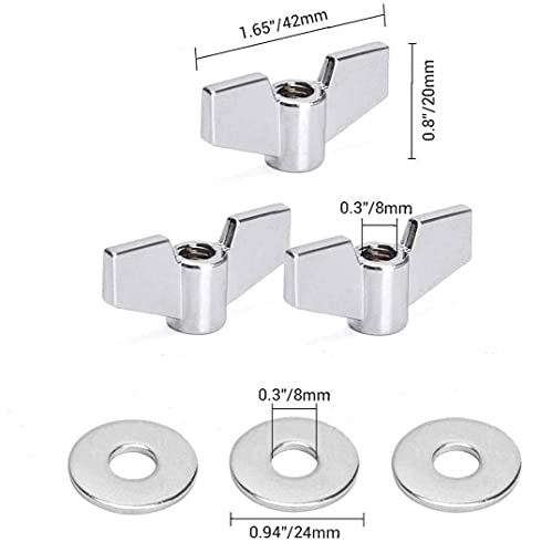 Drum Felt Set, 12 stks Cymbaal Vervanging Accessoires Felt Pads Base Dish Nuts voor Drum Set Onderdelen - Image 8