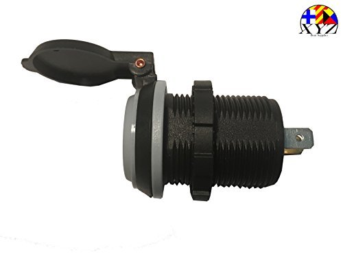 XYZ Boat Supplies Dual USB Charger Socket for Boat/Rv/Car/Motor-Home (4.2 Amp Dual USB)