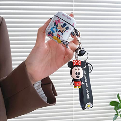 Oinbxw For Airpod Case Cover, Airpod Case Personalized Custom With Lanyard Keychain Cool Cartoon Cute Anime Design Series Airpod Case For Women Girls Wireless Airpod 2 Case (Mickey) #TOP5
