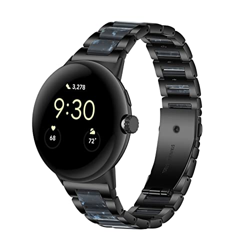 [Gheper] �����X�e�����X�X�`�[�����v�o���h Compatible with Google Pixel Watch 2 2023/Pixel Watch 2022 �X�}�[�g�E�H�b�`�ƌ݊�������N�C�b�N�t�B�b�g�������X�g�o���h�����X�g���b�v�����j���p