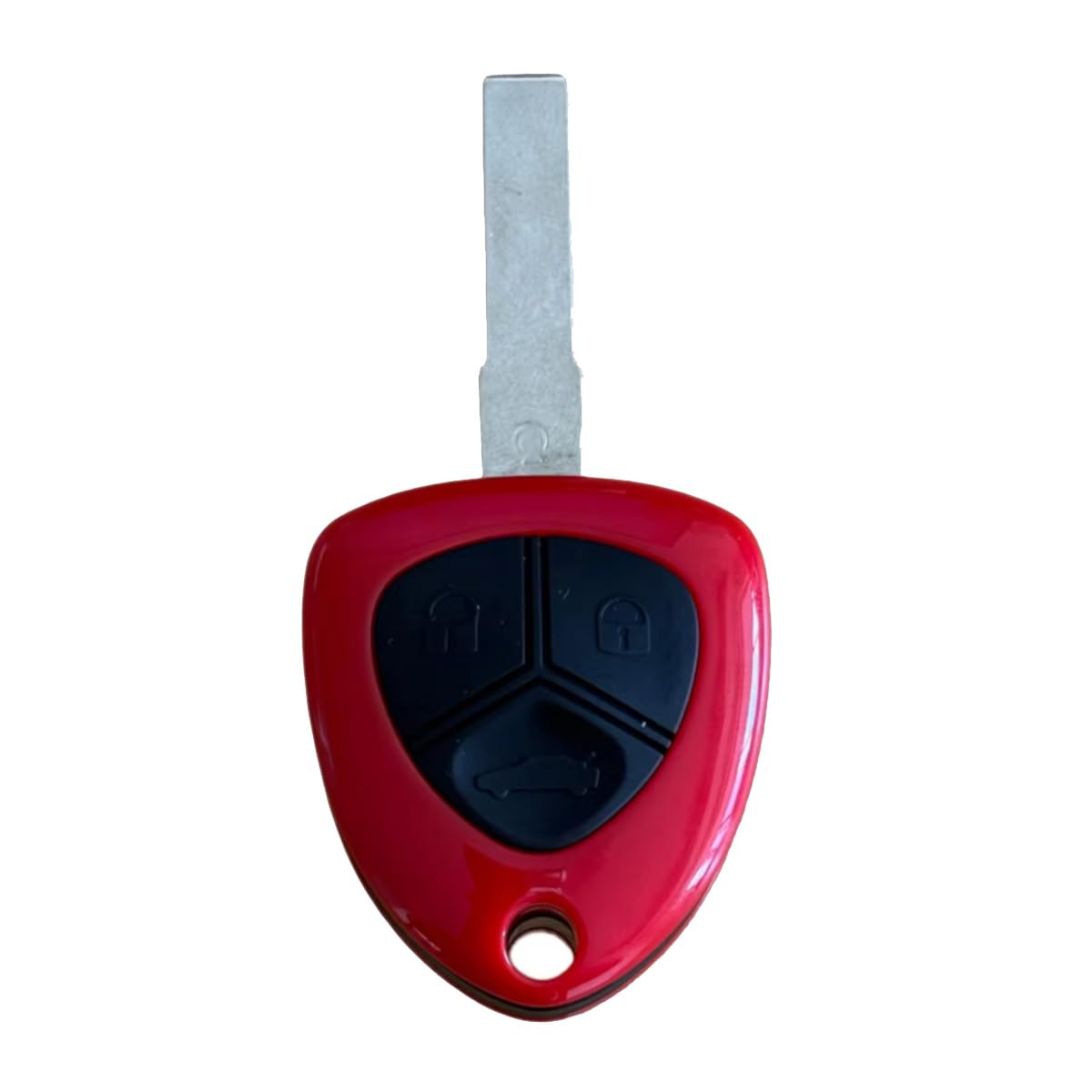 Carcasa Llave Coche para Ferrari 458 F430 612 Italia California 599 GTB Fiorano FF 1,Carcasa de Repuesto para Llave remota de 3 Botones