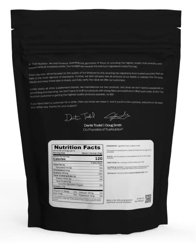True Nutrition 5Lbs Unflavored Egg White Protein Powder - Low Carb, Paleo, Keto, Carnivore, Lactose-Free, Gluten-Free #TOP1