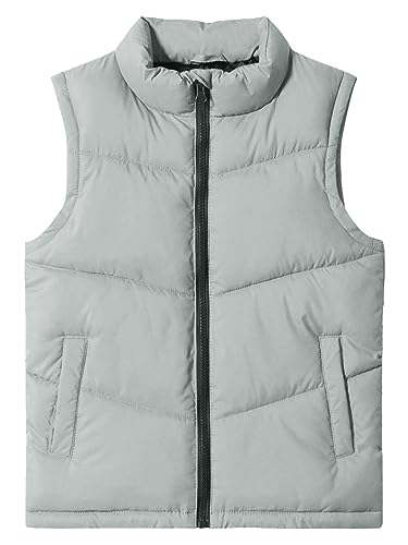Image of Meikulo Boys Puffer Vest Zip Up Quilted Gilet Sleeveless Jackets