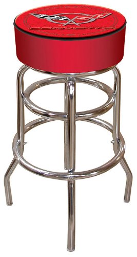 Chevrolet Corvette Padded Swivel Bar Stool