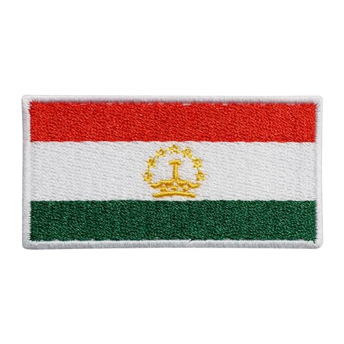 Aufnäher Flagge Tadschikistans bestickt