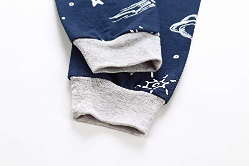 Image of Koian Little Boys Short Pajamas Sets Glow In The Dark Toddler PJS Cotton Kids Sleepwears