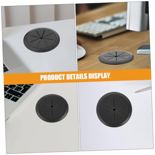 4 Piezas Tapones Redondos para Agujeros de Cable Cubiertas de Agujeros de Escritorio Duraderas para Gestión de Cables Sin Costuras Instalación Fácil para Organizar Cables en Escritorios y Espacios de Trabajo miniatura 7