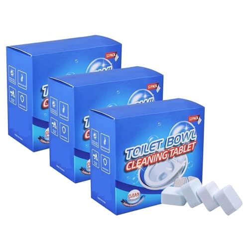 2025 Cleaner de inodoro extra fuerte,Juego de 12 piezas limpiador de inodoro,removedor de piedra de orina extra fuerte,para brillo y fragancia fresca (3 set)