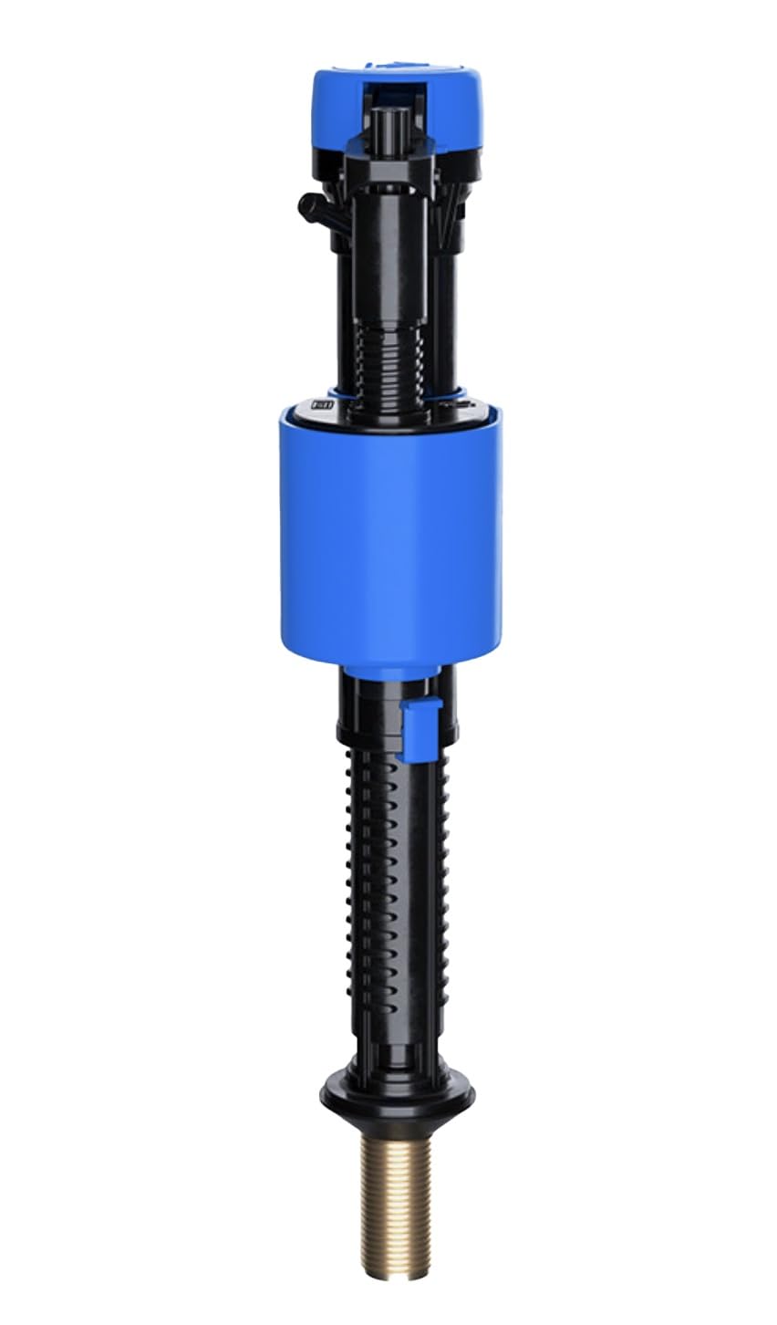 PlumbEZ Adjustable Bottom Entry Toilet Fill Valve with ½" UK Brass Threads, Cistern Fill Valve with Delayed Fill - Image 2