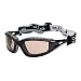 Bollé Safety 253-TR-40088 Tracker Safety Eyewear with Black/Gray Polycarbonate + TPE Full Frame and Twilight Lens