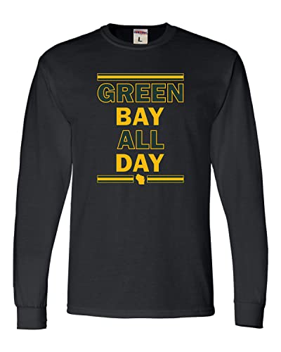 Go All Out Adult Green Bay Day Long Sleeve T-Shirt