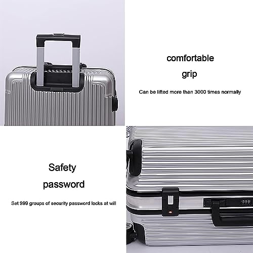 Luggage Travel Gear Aluminum Frame Carry On Luggage Security Combination Lock Suitcase Adjustable Trolley(24 inch)3