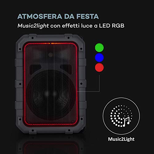 Auna Spencer Speaker PA Portatile - 60 Watt