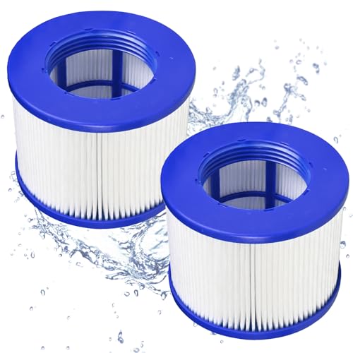 TTOKGZG Filtre Spa Infinite a Visser, Cartouche Filtrante pour Clever Spa, pour Cosy Spa Filtre, pour Filtre Spa Gonflable, Filtre 75 x 100 mm, Filtre Spa pour...