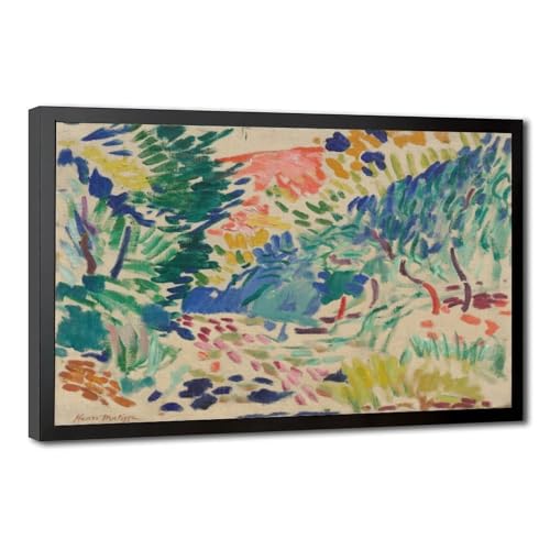 Toile Collioure Matisse 1905 tableau pour décoration salon et bureau élégant