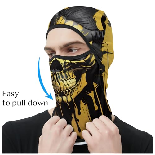 Image of Obacle Balaclava Face Mask Men Women for Sun Protection Motorcycle Fishing Raves