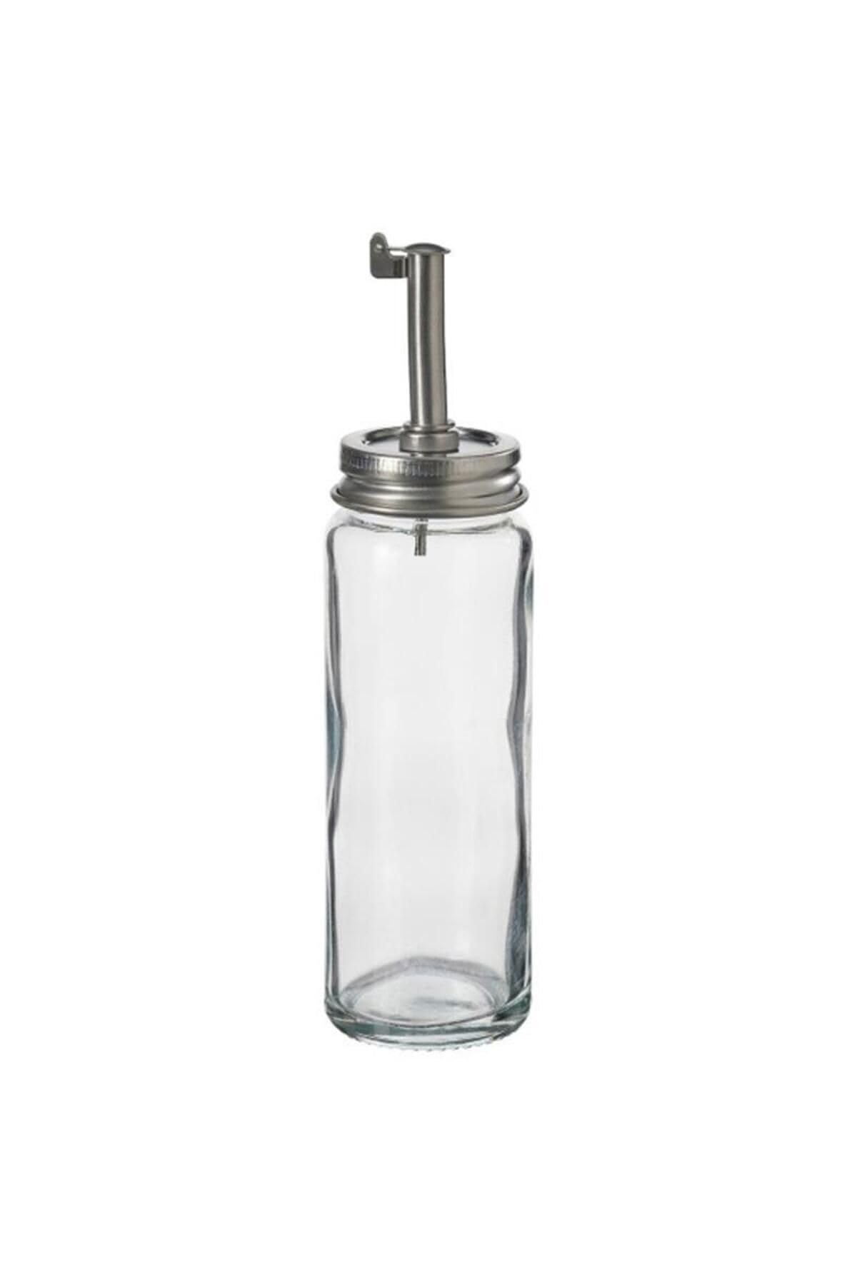 IKEA 1 Citronhaj Ölspender Glas-Edelstahl 16 Cm 20553207 Metallic 100ml Glas Küche, Haushalt & Wohnen
