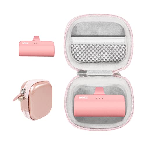 Alltravel Case for iWALK Mini Portable Charger for iPhone and Androi 3350mAh, 4300mAh, 4500mAh, 4800mAh (Pink)