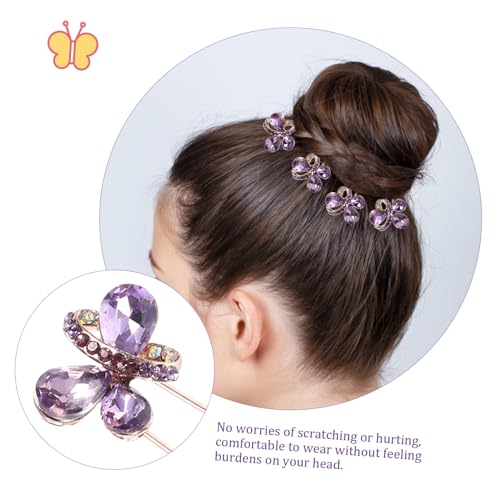 Épingles Cheveux U Forme Résistant pour Chignon Mariée sans Glisser - 6
