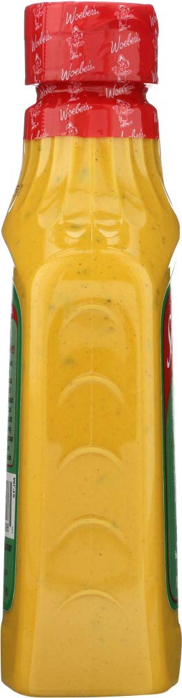 Woeber's Sandwich Pal Jalapeno Mustard, Six 16-Ounce Units (96-Ounces) by Woeber's
