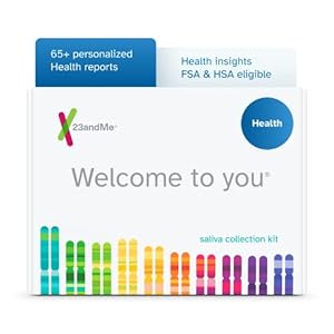 23andMe Health-only Service – DNA Test with Personal Genetic Reports – Health Predispositions, Carrier Status & Wellness Reports – FSA & HSA Eligible (Before You Buy See Important Test Info Below)