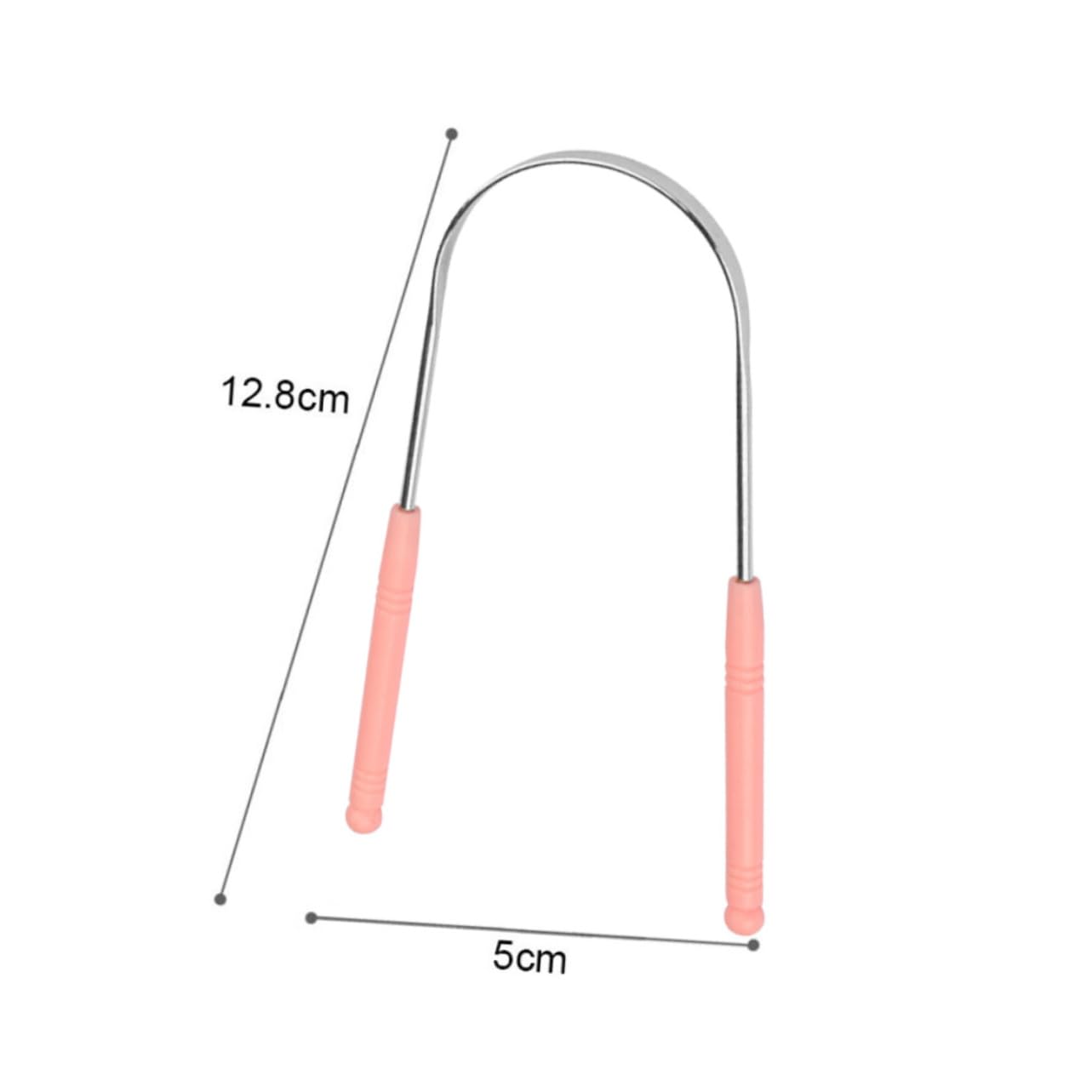 Anneome Coated for Adults Reusable Oral Care Tool Pink Scraper Designed for Cleaning and Bad Breath Reduction for Daily Use